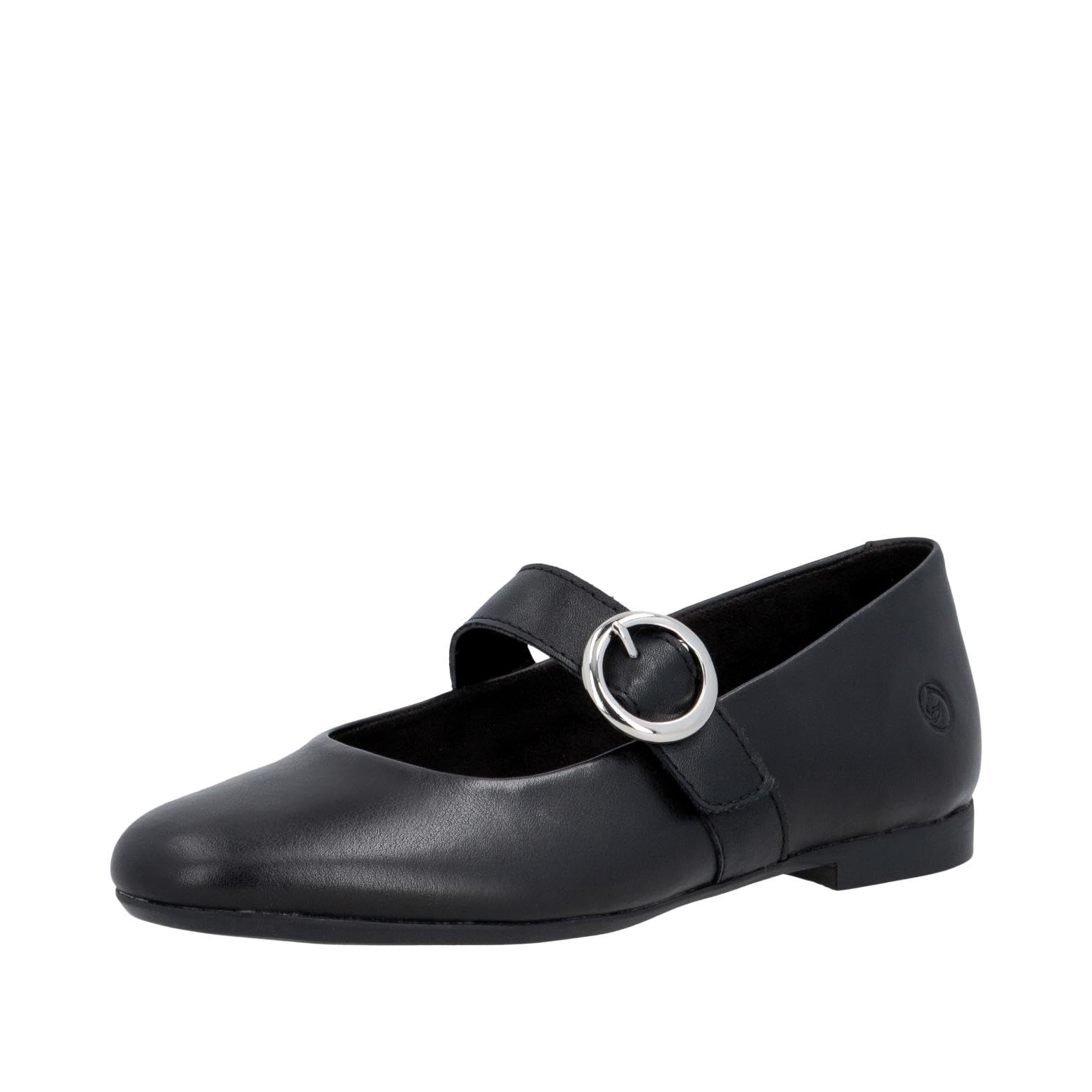 Rieker Women's D0K14 Ballet Flats, Black, 40 EU