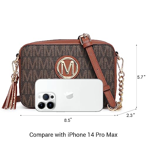 MKP Stylish Lightweight Fashion Crossbody Bag for Women Chic Signature Shoulder Messenger Bag with Tassel Zipper Pocket2