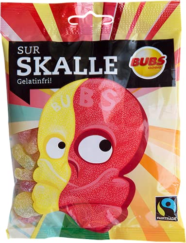 Bubs Skull Sour Liquorice 24 Packs of 90g