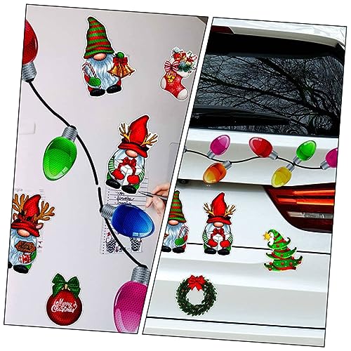 Obsequio navideño original con imanes de nevera en forma de bombilla 6