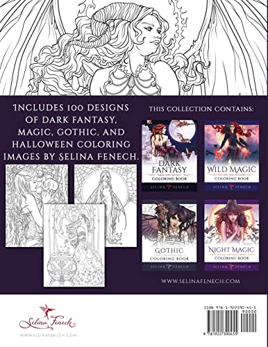 Magic and Dark Fantasy Coloring Collection: 100 Designs image 4