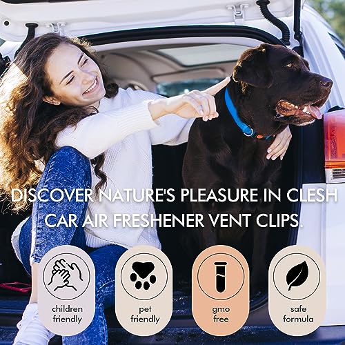 Image of Car Air Fresheners, 6 Pack, Lavender Embrace, Car Fresheners Vent Clips, Long Lasting Air Freshener for Car, Refresher for Men Women