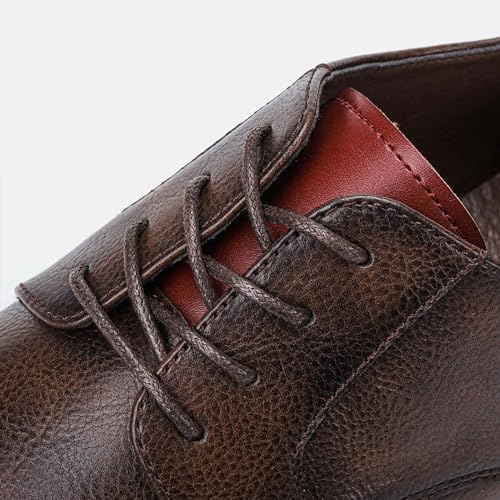 Tanner Shoes Men's Orthopedic Comfort Dress Shoes Casual Business Leather Oxford Derby Loafers Office Walking Work Flats4