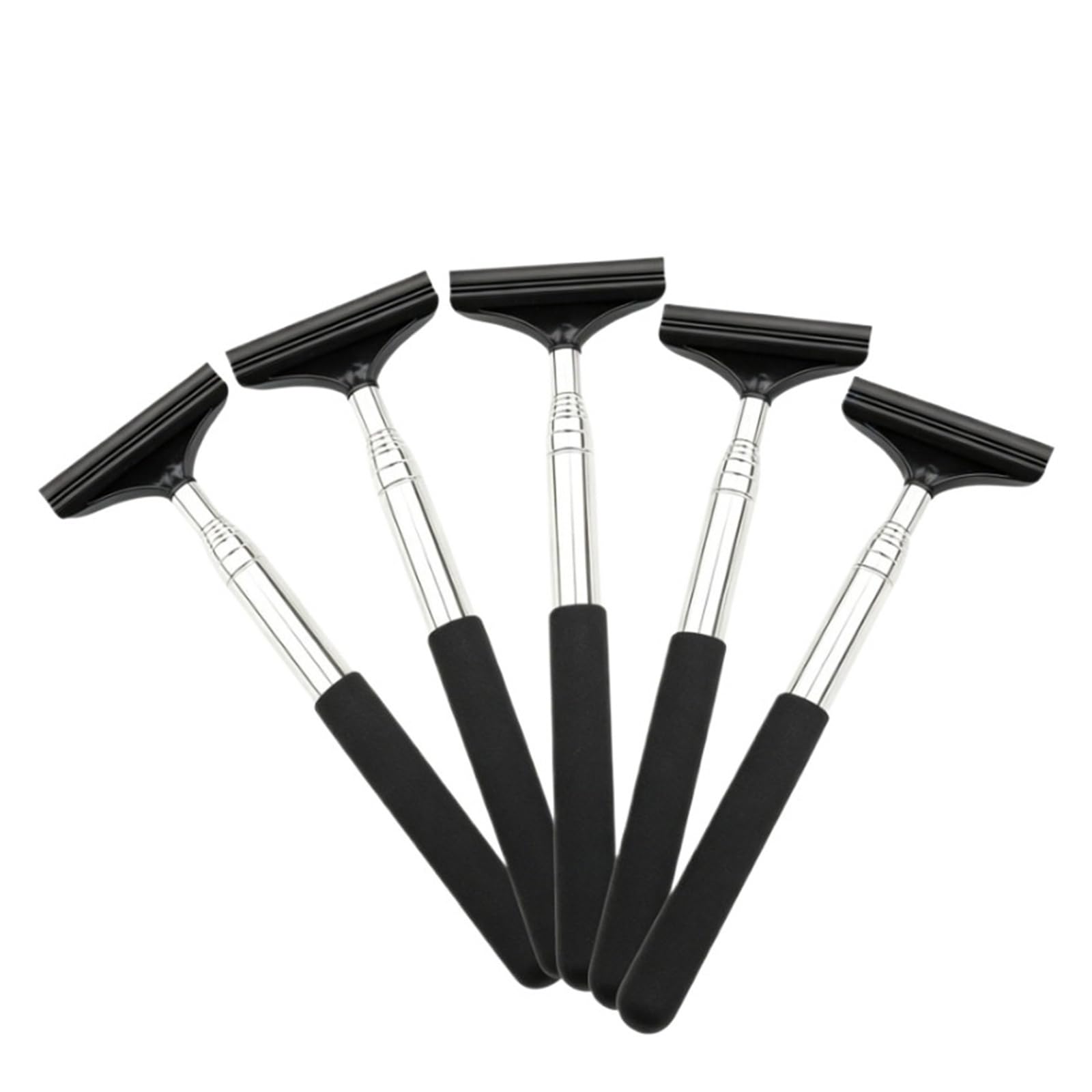 Car rearview mirror wipers Telescopic Car Rearview Mirror Wiper Soft Handle Auto(5PCS)