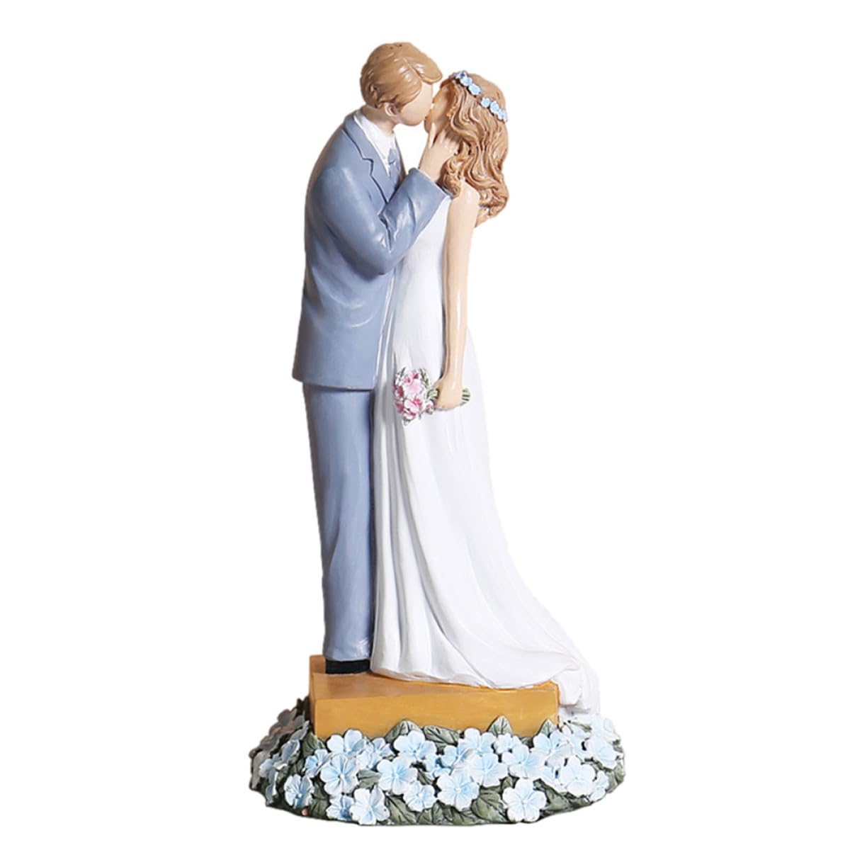 Figurine de mariage en résine étanche Healvian aux finitions soignées
