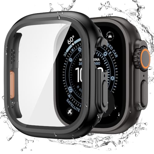 Ya en manzanajugosa.com: Neitra para Apple Watch Ultra 3/Ultra 2/Ultra 49mm Funda Protectora Impermeable con Templado Protector de Pantalla, HD Anti-Choque Cobertura Completa Carcasa, Funda Protectora para iWatch Series 49mm