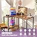 Simple Trending 2 Pack 8 Tier Letter Tray Paper - Mesh Desk File Organizer for Office School Desktop, Violet