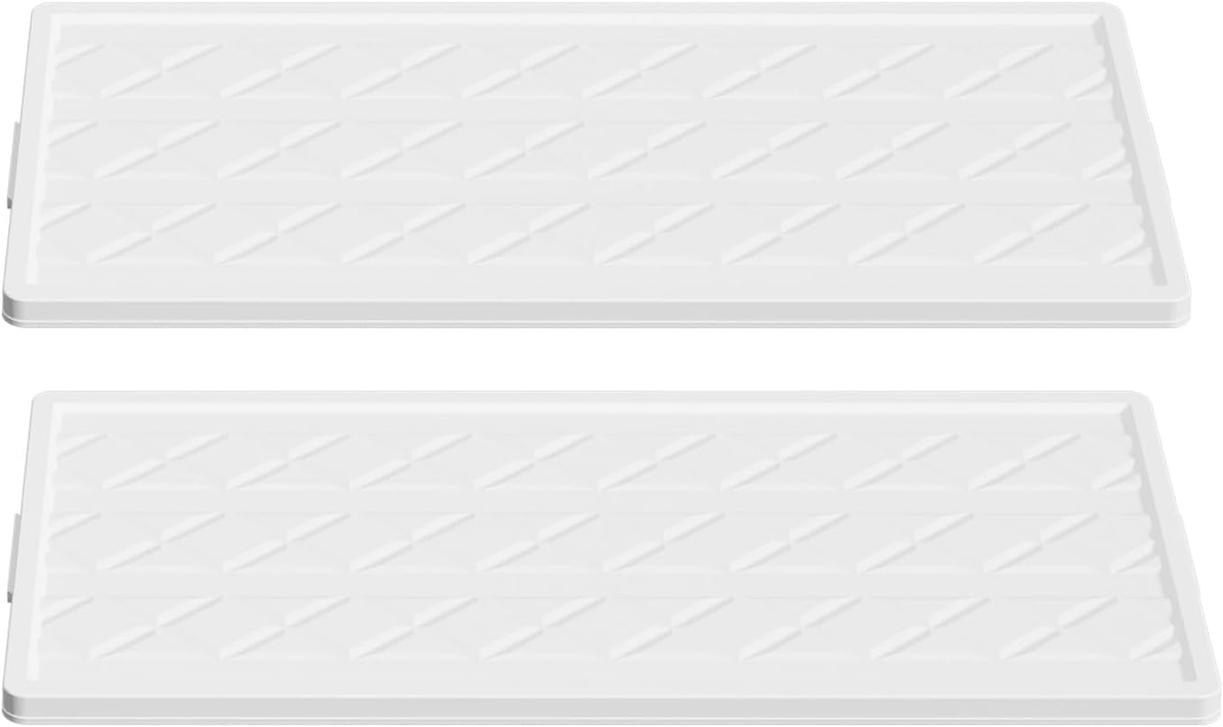 220QT Storage Bins Lid, Bin Not Included, 2Pack White