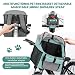 Hundekorb Fahrrad Vorne 5kg, Fahrradkörbe für Hunde und Katzen, Faltbarer Hundefahrradkorb, Hunderucksack und Fahrradtasche für Haustiere Camping (Blau)