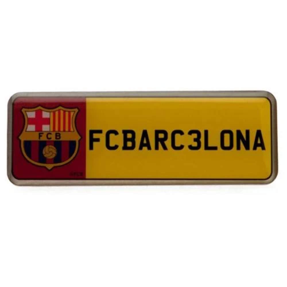 F.C. Barcelona Number Plate Badge