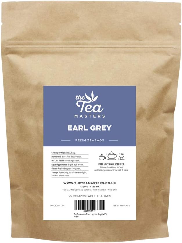 The Tea Masters Prism Tea Bags Earl Grey (1 x 25)