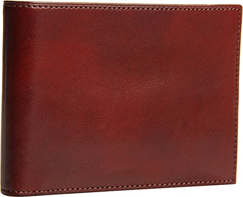 Image of Bosca Men's Leather Wallet with Removable ID Passcase - Bifold Wallet for Men With 8 Card Slots, Premium Hand-Stained Leather With Gift Packaging, Cognac Brown