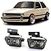 Produktbild Carparts-Online Klarglas Nebelscheinwerfer Schwarz Smoke passend für VW Golf 2 Jetta 2 83-92