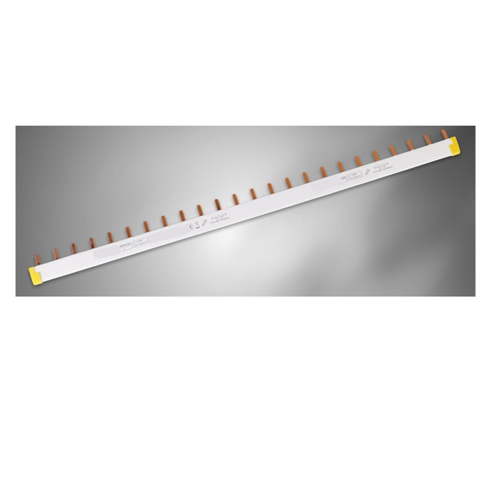 Barre omnibus 1P, disjoncteur 12 positions, bornier 2P3, connexion d'interrupteur en cuivre 24 circuits, barre(2P 24 circuits)
