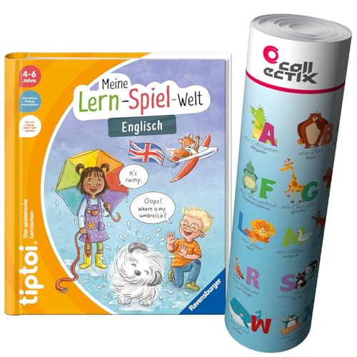 Livre Tiptoi anglais et lettres ABC pour surmonter les difficultés d'apprentissage de l'école