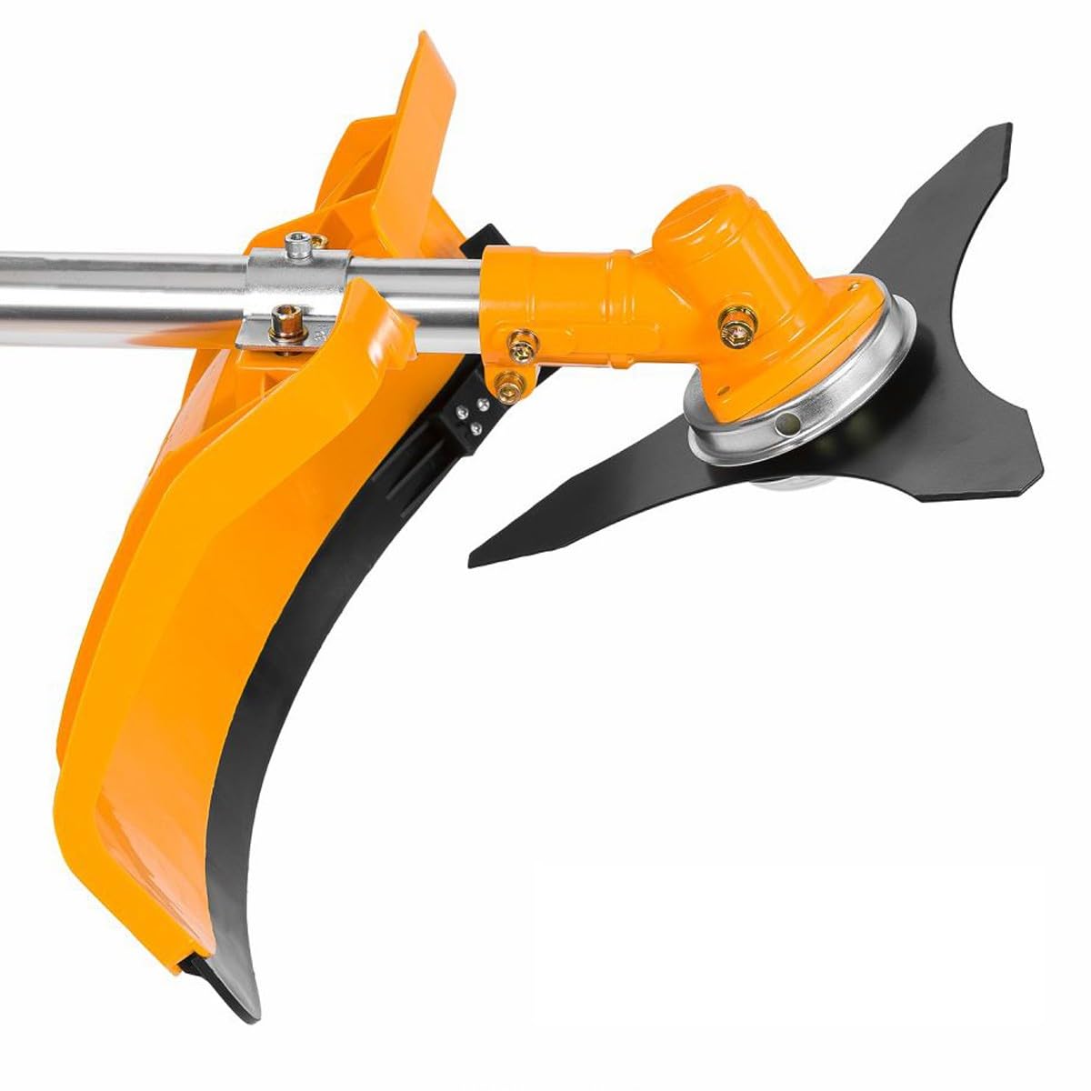 Desbrozadora térmica con motor de 2 tiempos 49 cm³ 6 CV efectivo + kit de accesorios