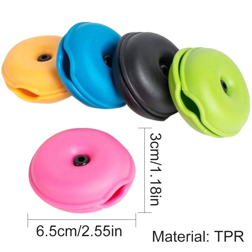 Avvolgicavo Portatile Con Manopola - Organizer Per Cavi E Cuffie, In Materiale PP, Compatto E Leggero
