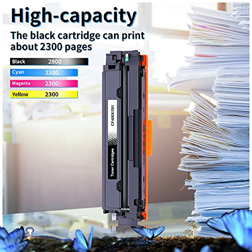 LOSMANN 201X Toner Cartridges Replacement for HP CF400X 201A CF400A for HP Color LaserJet Pro M252dn M252dw M252n M270 Series M274dn M274n MFP M270 Series MFP M277c6 MFP M277dw MFP M277n (1 Black) - Image 3