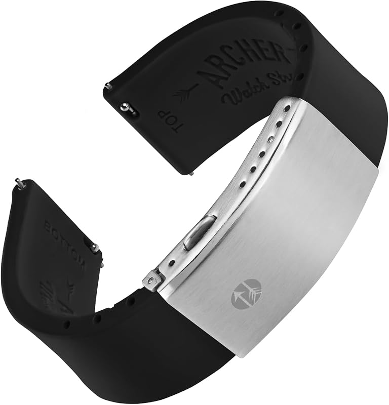 Quick Release Custom Fit Silicone Watch Strap