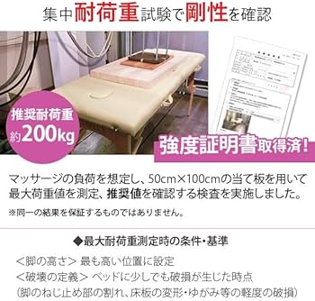 Amazon.co.jp: 折りたたみ マッサージベッド V-004 木製 有孔 Amazon.co.jp: 折りたたみ マッサージベッド V-004 木製 有孔