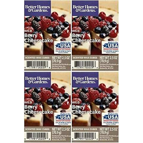 Better Homes and Gardens Wild Berry Cheesecake Wax Cubes - 4-Pack Cover