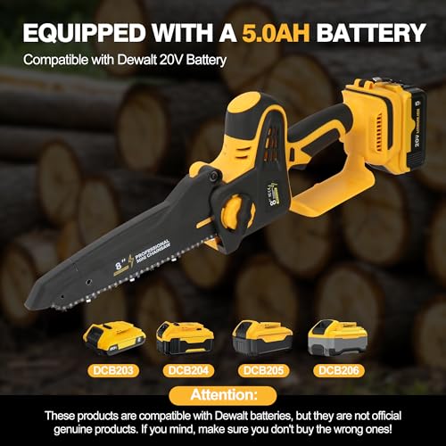 2026 Upgraded 8-Inch Brushless Chainsaw