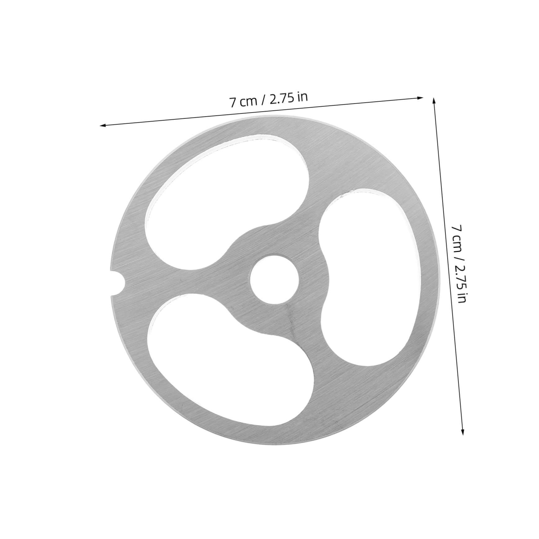 Uonlytech Stainless Steel Disc Heavy Duty Cutting Plates for Sausage Stuffer Food Chopper Compatible Various Meat Grinders Easy Installation for Home Use