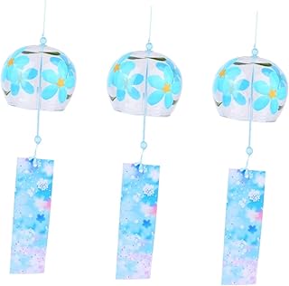ORFOFE 3 Pçs Mãe Decoração Para Pendurar Ao Ar Livre Decoração Animal Sinos De Vento Ao Ar Livre Para Pendurar Sinos De Vento Cereja Sinos De Vento Estilo Japonês Carrilhão De Vento
