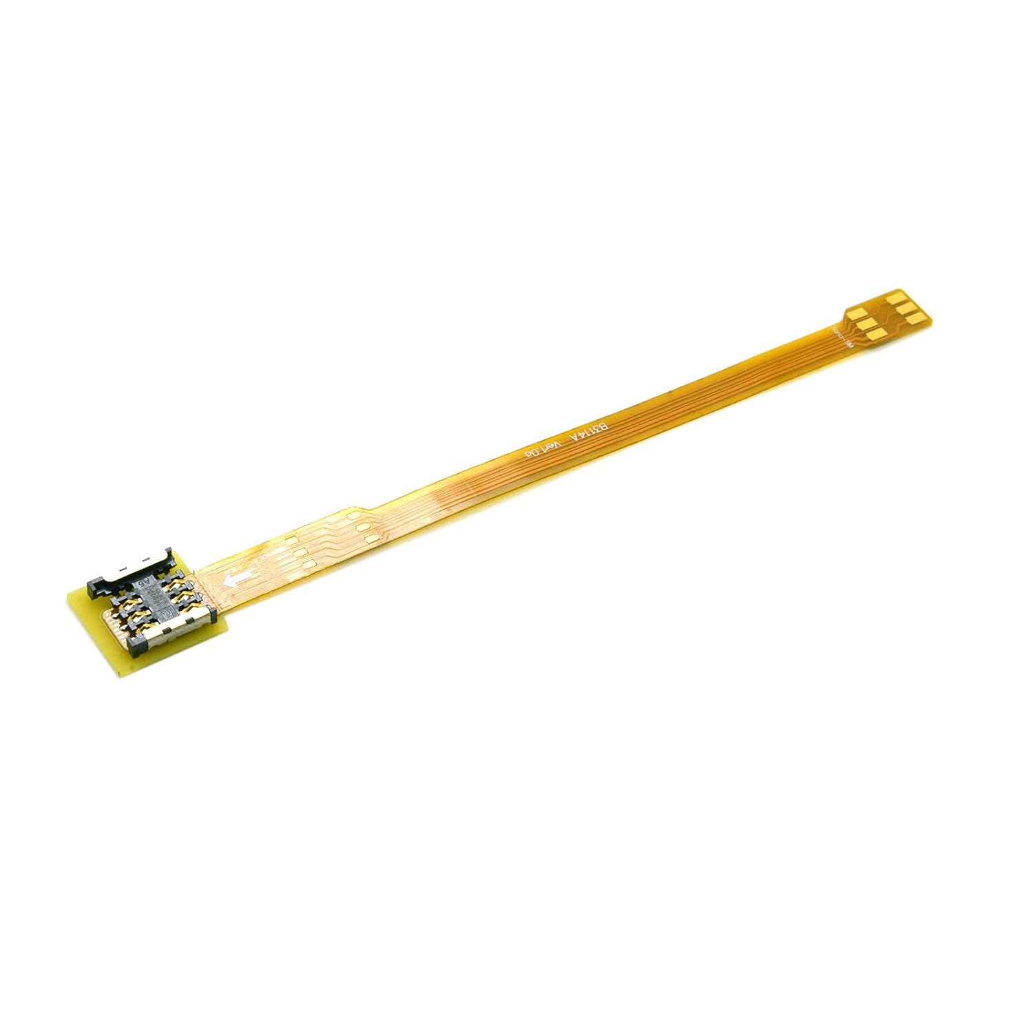 chenyang Micro SIM Card to Nano SIM Kit Male to Female Extension Soft Flat FPC Cable Extender 10cm