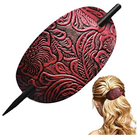 Épingle à cheveux en cuir Teksome Cover