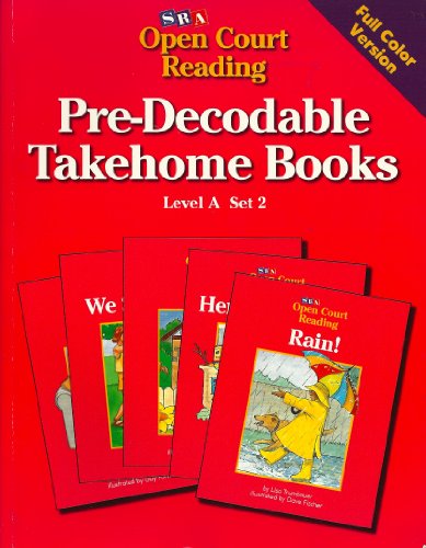 Pre-Decodable Takehome Books (SRA Open Court Reading, Level A, Set 2)