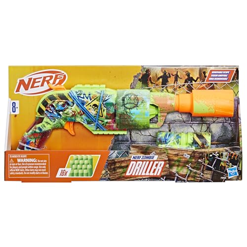 Experience Epic Nerf Zombie Driller Survival Battles with Dart Blaster and Darts - Image 3
