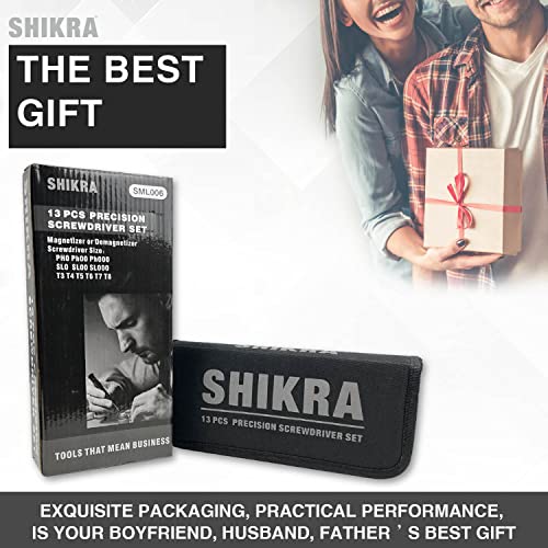 Image of SHIKRA 13-Piece Magnetic Precision Screwdriver Set