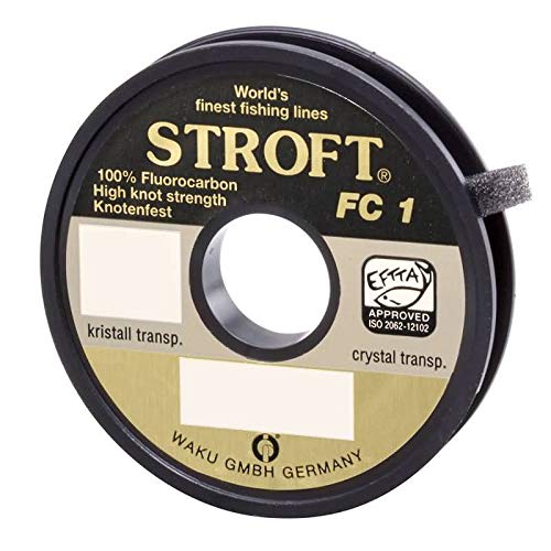 Stroft FC1 Monofile Angelschnur, 25 m, grau, Unisex, 0,200mm-3,6kg