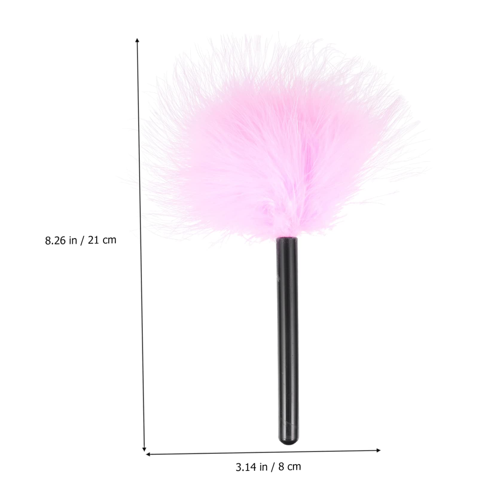 PartyKindom Cosmetic 2pcs Fluffy Makeup Puff for Face Powder Gentle and Skin Friendly Long-lasting Easy to Clean