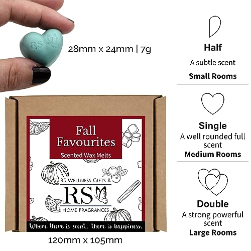 RSWellness Fall Favourites Soy Wax Melts Scented - 16 Wax Melts Gift Set - Handmade Home Fragrance - Vegan & Pet Friendly - Luxury Candle Alternative - Highly Scented Candle Gifts for Women - Image 5