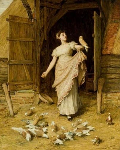 Toile La Figlia Del Contadino Orchardson pour décoration salon