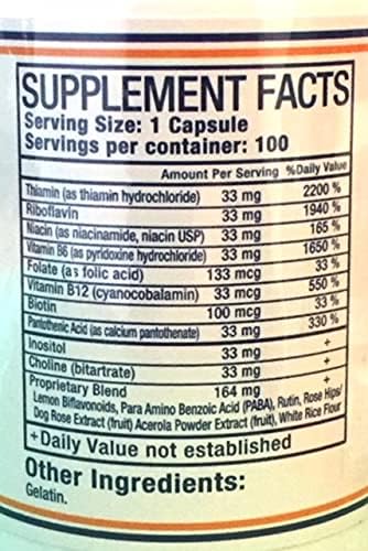 Pure Herbs, Ltd. Vitamin B Capsules (100 caps)