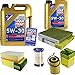Produktbild Filter Set Inspektionspaket 6 Liter Liqui Moly Motoröl Longlife III 5W-30 MANN-FILTER Liqui Moly Motoröl Longlife III 5W-30 Innenraumfilter Kraftstofffilter LuftfilterÖlfilter