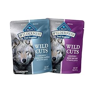 Blue Buffalo Wilderness Path Toppers Wild Cuts Excessive Protein, Pure Moist Canine Meals, Hen and Beef Bites, 3-oz Pouch, (48 Rely- 24 of Every Taste) Blue Buffalo Wilderness Path Toppers Wild Cuts Excessive Protein, Pure Moist Canine Meals, Hen and Beef Bites, 3-oz Pouch, (48 Rely- 24 of Every Taste)