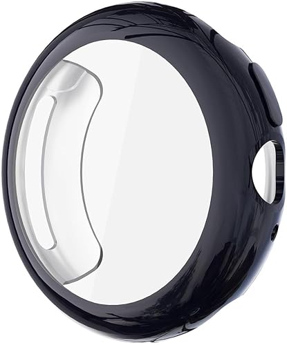 [LUNBER-ARMOR] For Pixel Watch4 �P�[�X �J�o�[ �ϏՌ� �N���A Watch 4 45mm ���b�L �t���ی� �t�B�������(�u���b�N)