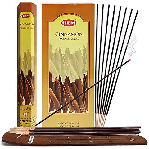 Cinnamon Incense Sticks and Holder Bundle Cover