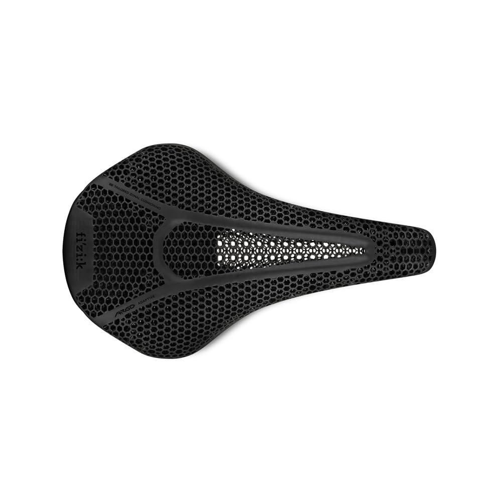 Photo 1 of Fizik Vento Argo R1 Adaptive,3D Printed Short-Nose Bike Saddle, Black, 150mm