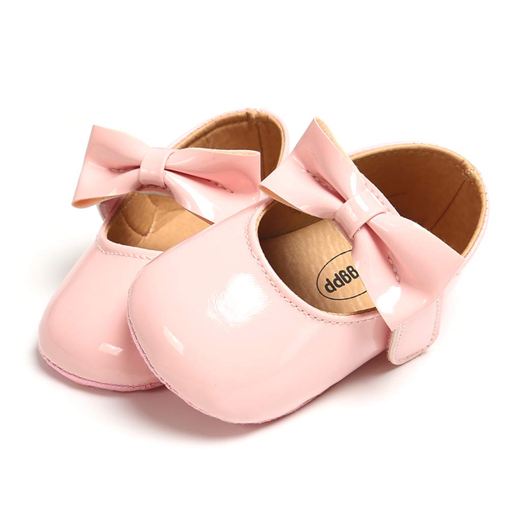 RVROVIC Baby Girl Moccasins Infant Princess Sparkly Premium Lightweight Soft Sole Prewalker Toddler Girls Shoes — view 5