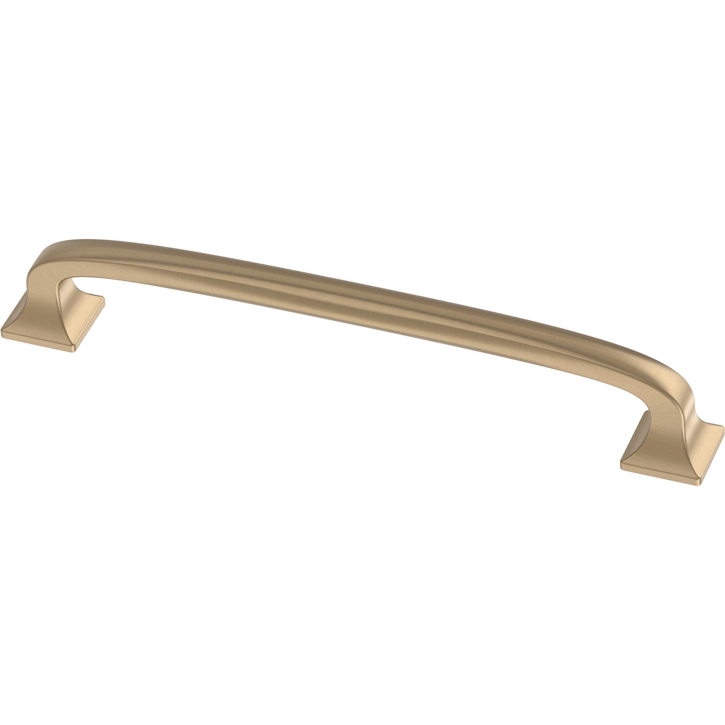 Franklin Brass P29614K-CZ-B1 Lombard Cabinet Drawer Handle 5-1/16" (128mm), Gold, 10-Pack