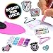 Tara Toy Monster High: Design Activity Locker - Doodle & Decorate, Lavender Coffin-Shaped Storage Case w/Lock, Mini Stationary Supplies & Notebook, Kids 3+