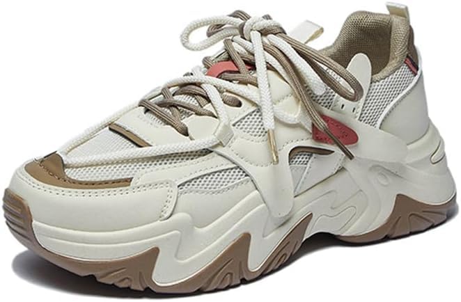 Chaussures de course à fond épais anti-fatigue en maille respirante