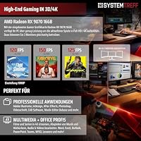 SYSTEMTREFF High-End Gaming PC - AMD Ryzen 9 9900X3D - RX 9070 16GB – Ansicht 5
