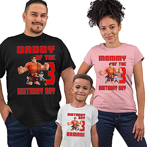 Family Personalize Pixels Ralph Character Theme Birthday2