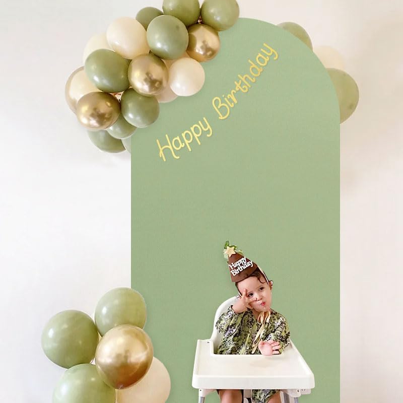 Miniatura 4 de Cubierta de arco de elastano de 6 x 2.6 pies, cubierta de arco de boda, cubierta de soporte de arco de globo, paneles de telón de fondo de arco